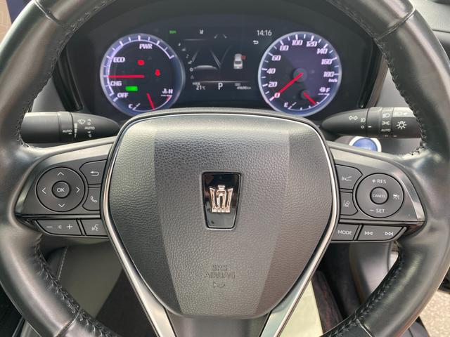 クラウンハイブリッド Ｓ　Ｃパッケージ　全方向カメラ　ＴＳＳ　クリアラスソナー　ＬＥＤライト　フォグ　メーカーナビＴＶ　ＨＵＤ　ＢＳＭ　ＥＴＣ２．０　ハンドル／シートヒーター　ブルートゥース（21枚目）