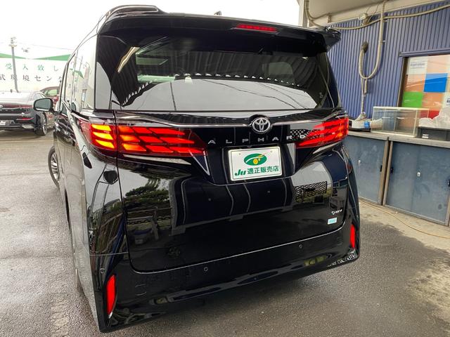 アルファードハイブリッド Ｚ　オーディオディスプレイＴＶ　レザーシート　シートＡＣ　ハンドルヒーター　Ｄインナーミラー　ＢＳＭ　ＴＳＳ　クリアラスソナー　両側パワースライドドア　パワーバックドア　ガラスルーフ（4枚目）