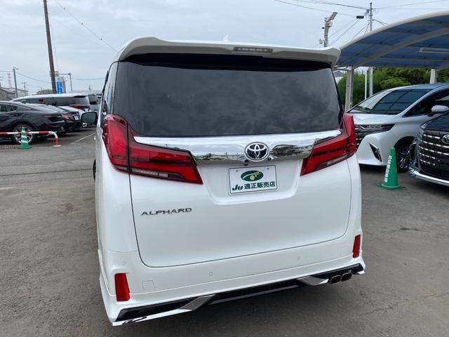 アルファード 2.5S Cパッケージ モデリスタエアロ 両側パワースライドドア ツインサンルーフ レザーシート フリップダウンモニター TSS クリアラスソナー LEDライト バックカメラ 純正アルミ(5枚目)