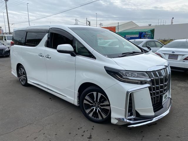 アルファード 2.5S Cパッケージ モデリスタエアロ 両側パワースライドドア ツインサンルーフ レザーシート フリップダウンモニター TSS クリアラスソナー LEDライト バックカメラ 純正アルミ(8枚目)