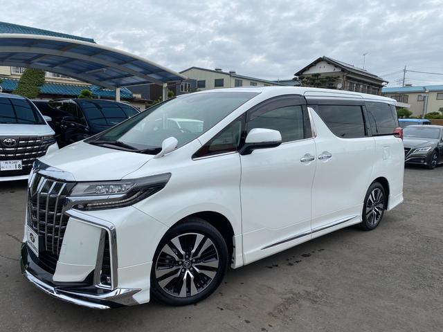 アルファード 2.5S Cパッケージ モデリスタエアロ 両側パワースライドドア ツインサンルーフ レザーシート フリップダウンモニター TSS クリアラスソナー LEDライト バックカメラ 純正アルミ(10枚目)