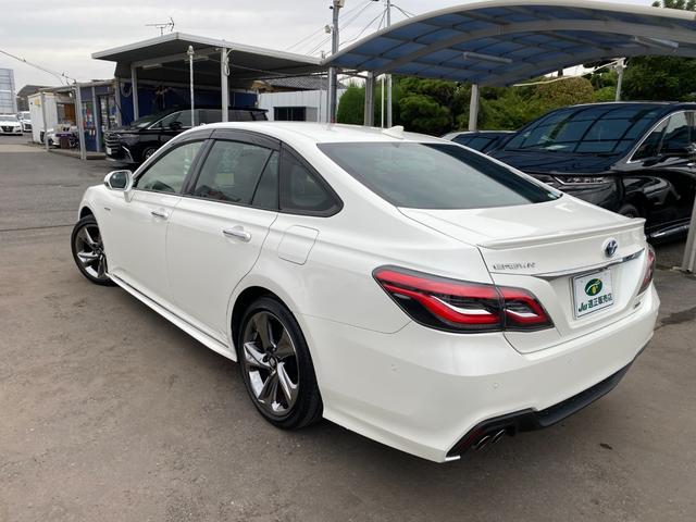 クラウンハイブリッド ＲＳアドバンス　ハーフレザーシート　ハンドル／シートヒーター　ＨＵＤ　ＢＳＭ　デジタルインナーミラー　メーカーナビ　ＥＴＣ　全方向カメラ　３眼ＬＥＤライトクリアラスソナー　ＴＳＳ　純正１８インチアルミ（12枚目）