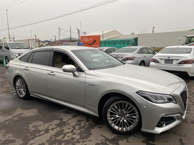 クラウンハイブリッド Ｇ　全方向カメラ　ＴＳＳ　クリアラスソナー　３眼ＬＥＤライト　フォグ　１８インチアルミ　メーカーナビ　ＨＵＤ　ＢＳＭ　ＥＴＣ２．０　デジタルインナーミラー（6枚目）