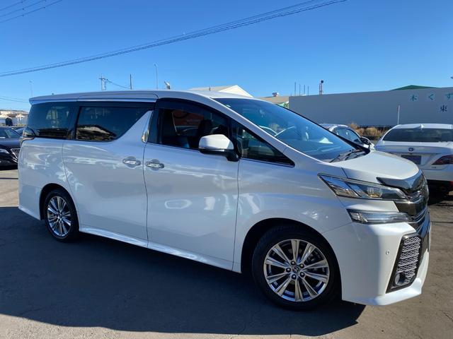 ヴェルファイア ２．５Ｚ　Ａエディション　ゴールデンアイズ　アルパインナビ　フリップダウンモニター　ハーフレザーシート　コンビハンドル　クルコン　パワーバックドア　両側パワースライドドア　クリアラスソナー　ＬＥＤライト　フォグバックカメラ　純正１８インチアルミ（6枚目）