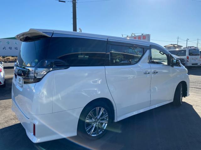 ヴェルファイア ２．５Ｚ　Ａエディション　ゴールデンアイズ　アルパインナビ　フリップダウンモニター　ハーフレザーシート　コンビハンドル　クルコン　パワーバックドア　両側パワースライドドア　クリアラスソナー　ＬＥＤライト　フォグバックカメラ　純正１８インチアルミ（10枚目）