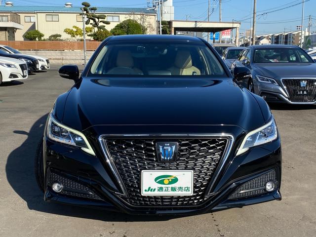 クラウンハイブリッド Ｇ　全方向カメラ　３眼ＬＥＤライト　フォグ　メーカーナビＴＶ　ＨＵＤ　ＢＳＭ　ＥＴＣ　クルコン　メモリーシート　ハンドル／シートヒーター　ＴＳＳ　クリアラスソナー　純正アルミ（3枚目）