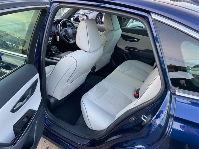 クラウンハイブリッド 全方向カメラ TSS クリアラスソナー LEDライト フォグ 純正アルミ メーカーナビTV ハーフレザーシート ハンドル/シートヒーター HUD BSM ETC クルコン(15枚目)