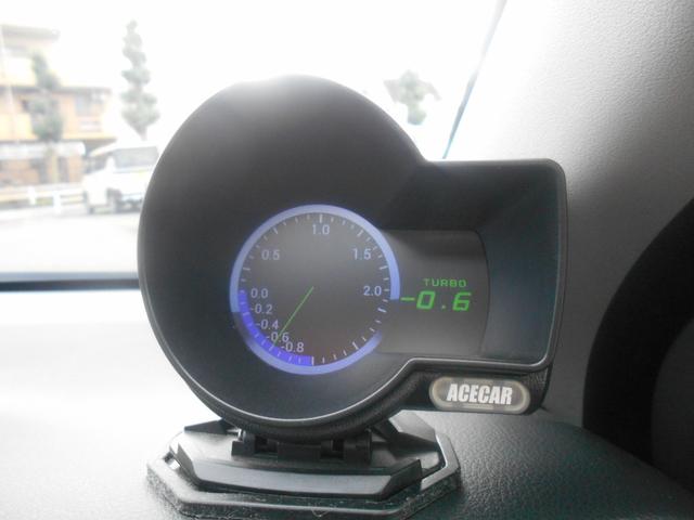 アルトターボRS ベースグレード モンスタースポーツバンパー BLITZ車高調 パナソニックナビ フルセグTV バックカメラ デジタルインナーミラー 前後2カメラドライブレコーダー ETC ブースト計 5AGSターボ(10枚目)