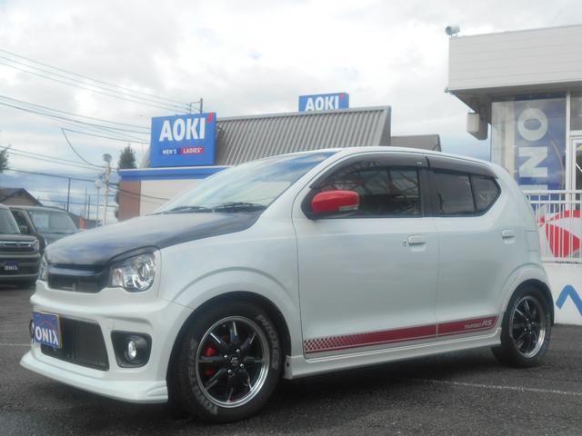 アルトターボRS ベースグレード モンスタースポーツバンパー BLITZ車高調 パナソニックナビ フルセグTV バックカメラ デジタルインナーミラー 前後2カメラドライブレコーダー ETC ブースト計 5AGSターボ(18枚目)