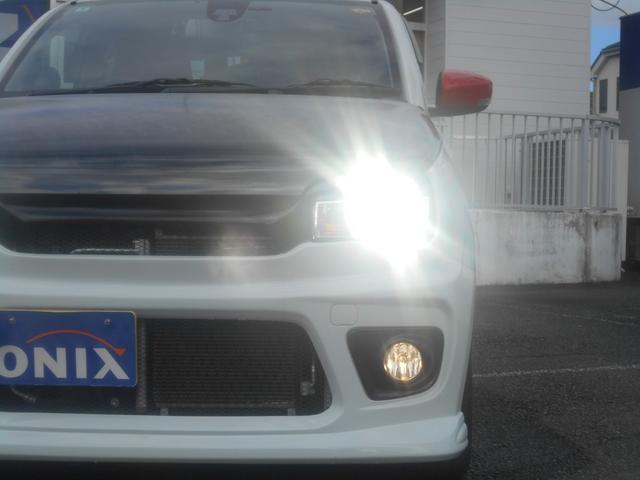 アルトターボRS ベースグレード モンスタースポーツバンパー BLITZ車高調 パナソニックナビ フルセグTV バックカメラ デジタルインナーミラー 前後2カメラドライブレコーダー ETC ブースト計 5AGSターボ(21枚目)