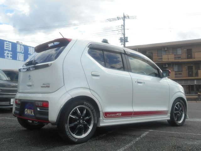 アルトターボRS ベースグレード モンスタースポーツバンパー BLITZ車高調 パナソニックナビ フルセグTV バックカメラ デジタルインナーミラー 前後2カメラドライブレコーダー ETC ブースト計 5AGSターボ(23枚目)