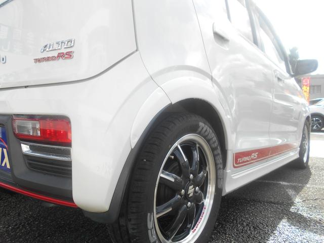 アルトターボRS ベースグレード モンスタースポーツバンパー BLITZ車高調 パナソニックナビ フルセグTV バックカメラ デジタルインナーミラー 前後2カメラドライブレコーダー ETC ブースト計 5AGSターボ(33枚目)
