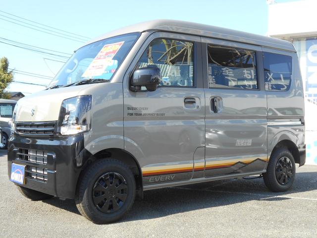 エブリイ Ｊリミテッド　届出済未使用車　専用ＬＥＤヘッドライト　ブラックバンパー　専用デカール　ＣＶＴ　プッシュスタート　スマートキー　両側側パワースライドドア　シートヒーター　スズキセーフティサポート　全国新車メーカー保証（18枚目）