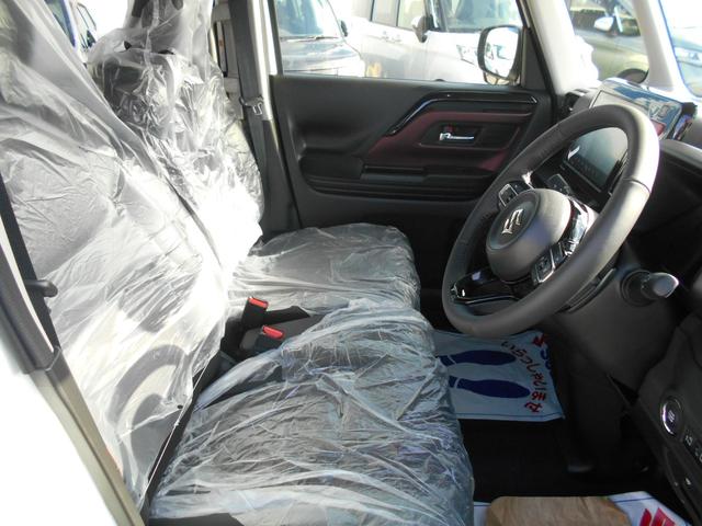 スペーシアカスタム ハイブリッドＸＳターボ　届出済未使用車　２トーンルーフ　ターボ　全方位モニター付９インチナビ　ヘッドアップディスプレイ　電動パーキング　ステアリングヒーター　シートヒーター　スリムサーキュレーター　全国新車メーカー保証（7枚目）