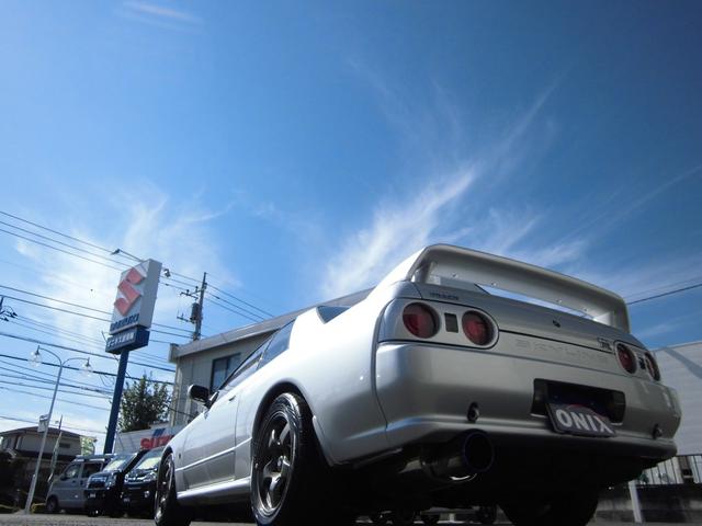 GT-R ワンオーナー 中期型 整備点検記録あり ニスモタイベル TEIN車高調 HKS車検対応マフラー ETC 禁煙車 スパークシルバーメタリック 純正アルミ クイックシフト(41枚目)