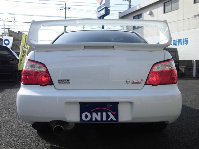 WRX STi C型涙目 EJ20 6MT 17インチAW ディスチャージヘッドライト フォグ 大型リヤスポ キーレス ETC(6枚目)