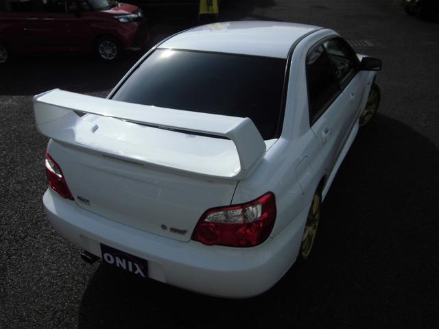 WRX STi C型涙目 EJ20 6MT 17インチAW ディスチャージヘッドライト フォグ 大型リヤスポ キーレス ETC(12枚目)
