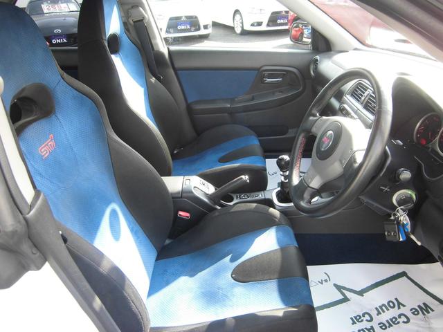 WRX STi C型涙目 EJ20 6MT 17インチAW ディスチャージヘッドライト フォグ 大型リヤスポ キーレス ETC(15枚目)