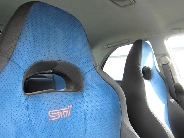 WRX STi C型涙目 EJ20 6MT 17インチAW ディスチャージヘッドライト フォグ 大型リヤスポ キーレス ETC(22枚目)