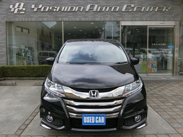 オデッセイ アブソルート・ＥＸ　純正ナビ　フルセグＴＶ　ＢｌｕｅｔｏｏｔｈＡｕｄｉｏ　ＤＶＤビデオ　ＨＤＭＩ　ＵＳＢ　バックカメラ　ＥＴＣ　ドラレコ　シティブレーキアクティブシステム　電動シート　クルーズコントロール　７人乗　禁煙車（2枚目）