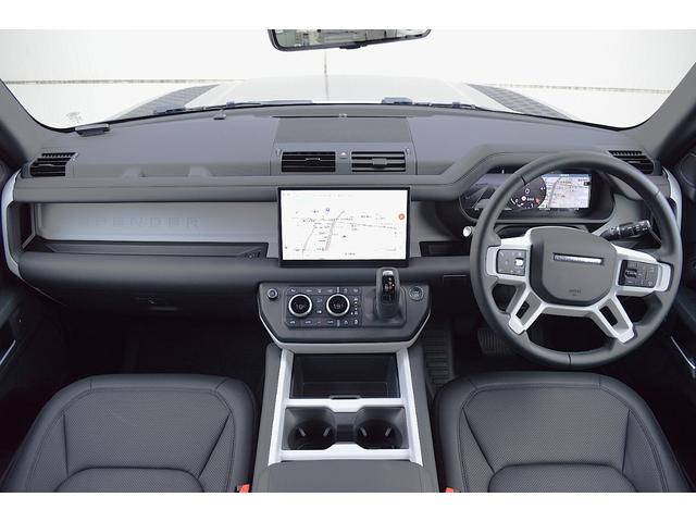 ディフェンダー 110X-ダイナミックSE D350 HAKUBA EDITION スライディングパノラミックルーフ ソフトクローズテールドア エアサスペンションパック 3ゾーンエアコン スペアホイールカバー(ボディ同色) クリアサイドビューミラー(8枚目)