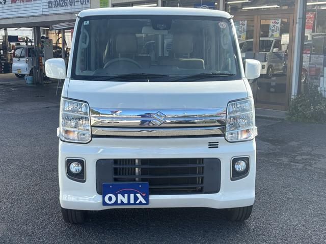 エブリイワゴン ＰＺターボ　３カ月３，０００ｋｍ保証付　ワンオーナー　社外ナビ　フルセグＴＶ　Ｂｌｕｅｔｏｏｔｈ接続　バックカメラ　片側パワースライドドア　１４インチ純正ＡＷ　ＥＴＣ車載器　ＨＩＤオートライト　フォグライト（8枚目）