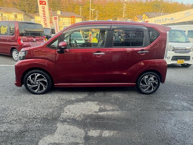 ムーヴ カスタム　ＲＳ　ハイパーＳＡＩＩＩ　３か月３，０００ｋｍ保証付　純正ナビ　フルセグＴＶ　バックカメラ　パノラマモニター　ドラレコ　Ｂｌｕｅｔｏｏｔｈ　ＬＥＤヘッド　コーナーセンサー　シートヒーター　ハーフレザーシート（4枚目）