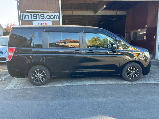 ステップワゴン L タイミングチェーン HDDナビTV スマートキー 両側Pドア Rカメラ HID ETC DVD CD ミュージックサーバー AW 記録簿(12枚目)