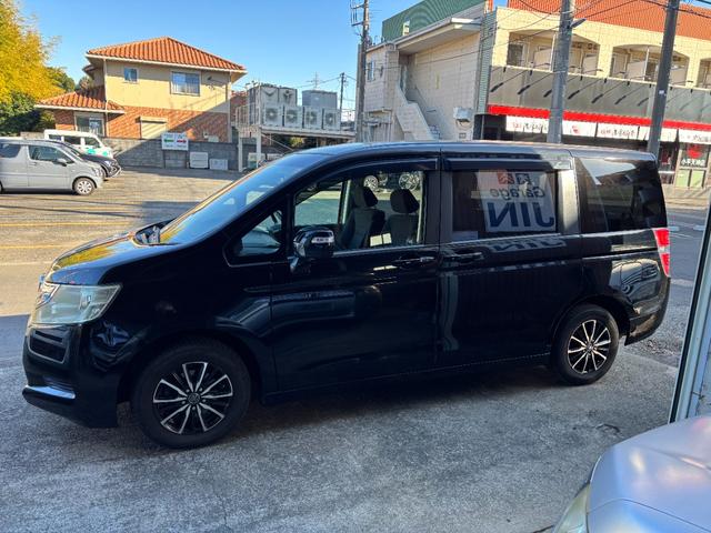 ステップワゴン L タイミングチェーン HDDナビTV スマートキー 両側Pドア Rカメラ HID ETC DVD CD ミュージックサーバー AW 記録簿(15枚目)