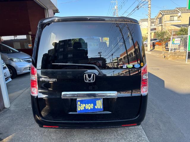 ステップワゴン L タイミングチェーン HDDナビTV スマートキー 両側Pドア Rカメラ HID ETC DVD CD ミュージックサーバー AW 記録簿(19枚目)