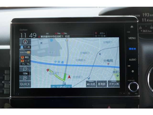 G・Lターボホンダセンシング キーフリー ワンオーナ ESC LEDヘッド ターボ車 メモリナビ 地デジ ナビTV クルコン ETC スマートキー アルミ ベンチシート アイドリングストップ 盗難防止装置 DVD ABS CD(9枚目)