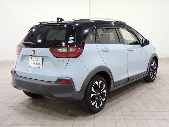 フィット ｅ：ＨＥＶクロスター　／ホンダセンシング／２トーン／純正ナビ／ドラレコ／ルーフレール／障害物センサー／ワンオーナー／ドアバイザー／サイドカーテンＳＲＳ／電子パーキング／ブレーキホールド／ＡＣＣ／ＥＴＣ２．０／ＵＳＢ／ＶＳＡ（17枚目）