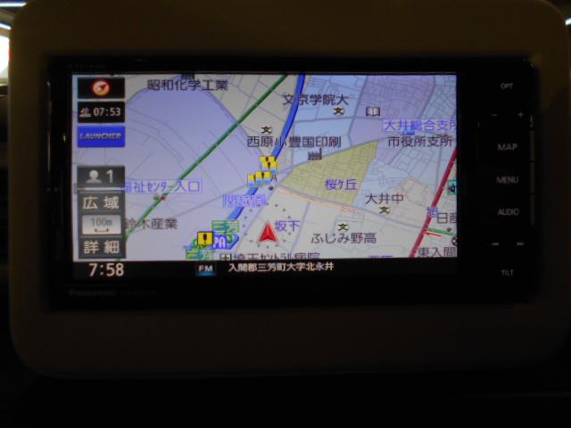 アルトラパン L /禁煙車/パナソニック製ナビ/障害物センサー/LEDヘッドライト/オートライト/運転席シートヒータ/ETC/USB/オートリトラミラー/フルセグTV/録音再生機能/Bluetoothオーディオ/VSA(4枚目)