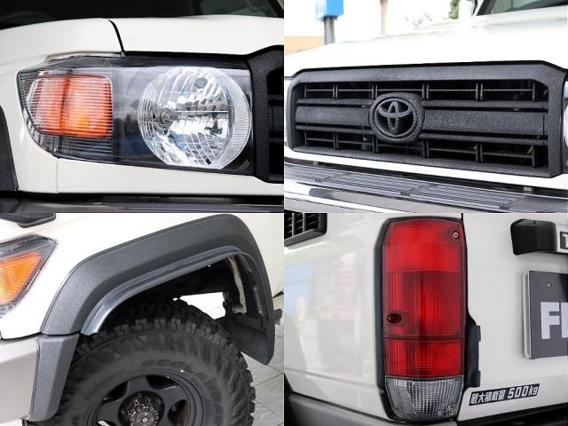 ランドクルーザー７０ ４．０　４ＷＤ　リフトアップ　迫力のカスタム　下取り直販車両　　５速マニュアル　各部　チッピング塗装　ブラッドレーＶ　１６インチＡＷ　ＧＥＯＬＡＮＤＡＲ　３１５ＭＴタイヤ　Ｐａｎａｓｏｎｉｃ　７インチナビ（15枚目）