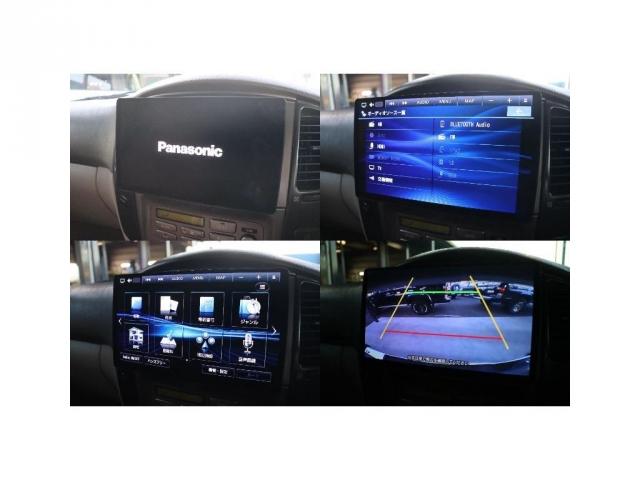 ランドクルーザー１００ ＶＸリミテッド　ＦＬＥＸオリジナルカスタム　Ｒｅｎｏｃａ１０６　角目フェイス　ムーンウォークグレー　リアゲートスムージング施工　ＤＥＡＮコロラドホイール　ＢＦＧタイヤ　パナソニック１０インチナビ　バックカメラ　ＥＴＣ（14枚目）