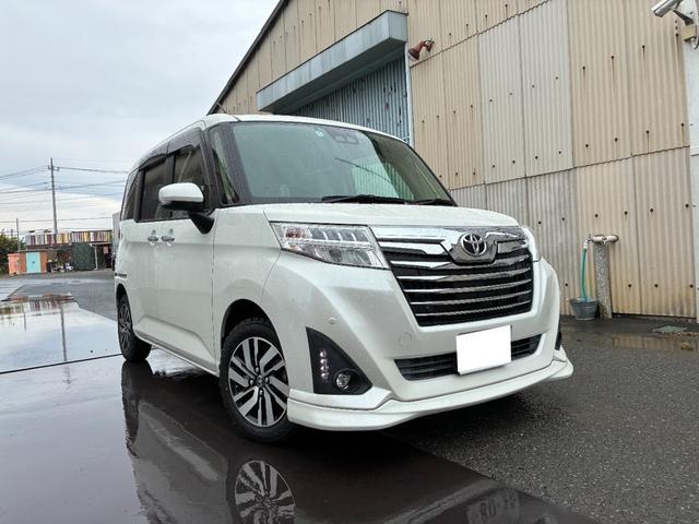 ルーミー カスタムG 後期モデル 衝突軽減 9インチナビ Bluetooth対応 パノラミックビューモニター ETC アダプティブクルーズコントロール LEDヘッドライト スマートキー アイドリングストップ 両側自動ドア(3枚目)