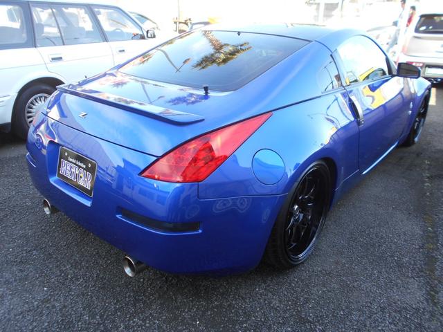 フェアレディＺ バージョンＳ　テイン車高調　ＨＫＳ検対マフラー　ワーク１９インチアルミ　スパルコセミバケ　カロッツエリアナビフルセグＴＶＢカメラ　ＥＴＣ　キーレス　キセノン　記録簿（5枚目）