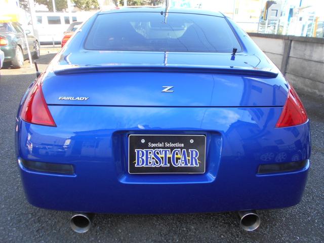 フェアレディＺ バージョンＳ　テイン車高調　ＨＫＳ検対マフラー　ワーク１９インチアルミ　スパルコセミバケ　カロッツエリアナビフルセグＴＶＢカメラ　ＥＴＣ　キーレス　キセノン　記録簿（6枚目）