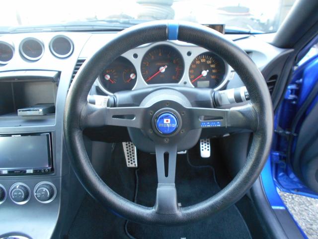 フェアレディＺ バージョンＳ　テイン車高調　ＨＫＳ検対マフラー　ワーク１９インチアルミ　スパルコセミバケ　カロッツエリアナビフルセグＴＶＢカメラ　ＥＴＣ　キーレス　キセノン　記録簿（16枚目）