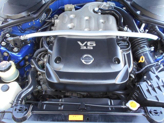 フェアレディＺ バージョンＳ　テイン車高調　ＨＫＳ検対マフラー　ワーク１９インチアルミ　スパルコセミバケ　カロッツエリアナビフルセグＴＶＢカメラ　ＥＴＣ　キーレス　キセノン　記録簿（25枚目）