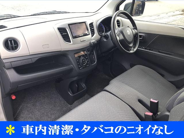 ワゴンR FX ナビ Bluetooth TV DVD CD 前後ケンウッドドライブレコーダー運転席シートヒーターアイドリングストップETC キーレス電動格納ドアミラー ドアバイザーABS Wエアバック衝突安全ボディ(2枚目)