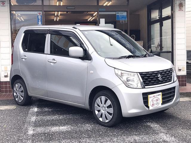 ワゴンR FX ナビ Bluetooth TV DVD CD 前後ケンウッドドライブレコーダー運転席シートヒーターアイドリングストップETC キーレス電動格納ドアミラー ドアバイザーABS Wエアバック衝突安全ボディ(10枚目)