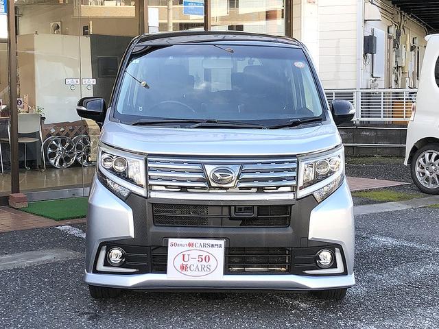 ムーヴ カスタム　ＲＳ　ハイパーＳＡ　ディーラー下取車ターボスマートアシスト純正ナビバックカメラフルセグＴＶ　ＤＶＤ　ＣＤ　Ｂｌｕｅｔｏｏｔｈ　ステアリングマルチスイッチＬＥＤヘッドライトフロントフォグスマートキー×２本衝突安全ボディ（10枚目）