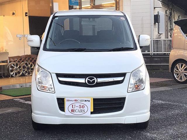 AZワゴン XSスペシャル 純正フルエアロ 社外ナビ ワンセグTV CD プッシュスタート ETC スマートキー 電動格納式ウィンカードアミラー 純正アルミ ABS Wエアバック 衝突安全ボディ(9枚目)