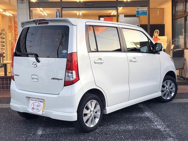 AZワゴン XSスペシャル 純正フルエアロ 社外ナビ ワンセグTV CD プッシュスタート ETC スマートキー 電動格納式ウィンカードアミラー 純正アルミ ABS Wエアバック 衝突安全ボディ(12枚目)