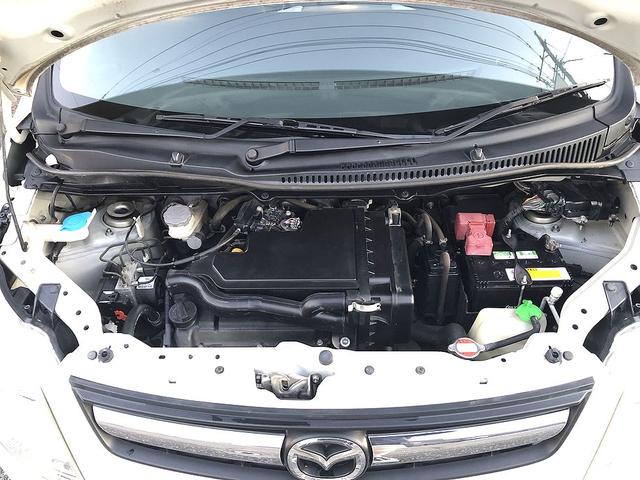 AZワゴン XSスペシャル 純正フルエアロ 社外ナビ ワンセグTV CD プッシュスタート ETC スマートキー 電動格納式ウィンカードアミラー 純正アルミ ABS Wエアバック 衝突安全ボディ(33枚目)