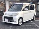 タント カスタムRS インタークーラーターボ純正ナビバックカメラフルセグTV CD DVD コーナーセンサーオートライトオートワイパーウーファー ETC パワースライド フォグスモークフィルムスマートキー衝突安全ボディ(8枚目)