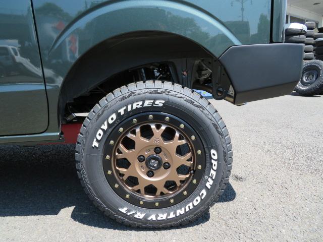 ジョインターボ　４ＷＤ　４インチアップ　ＭＡＸＸＩＳ　ＢＡＣＫＳＨＯＴ　１９５Ｒ１４　ＸＴＲＥＭＥ－Ｊ　ＸＪ０４ブロンズ　ジムリィフェイスキット　リアバンパー　ＧＭＮフロントバンパーガード(16枚目)