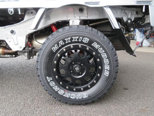 ハイゼットトラック ジャンボエクストラ　４インチアップ　フロントガードバー　バックショット１９５Ｒ１４　ＸＴＲＥＭＥ－Ｊ　ＸＪ０４　電子制御式４ＷＤ　スーパーデフロック　ＣＶＴ　視界補助パック　マッドフラップ（20枚目）