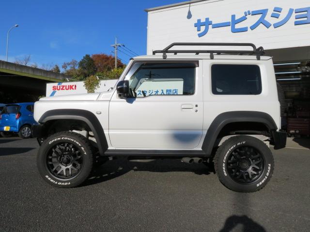 ジムニーシエラ ＪＣ　３型　モトレージ３インチアップキットビルシュタイン　ショウワガレージＡＢＳフロントバンパー／リアバンパー　サクソン左出しマフラー　オープンカントリーＲＴ２２５／６０Ｒ１８　ＲＡＹＳ　Ａ．ＬＡＰ－０７Ｘ（7枚目）